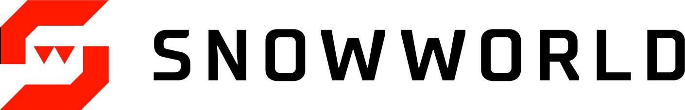 Logo SnowWorld liggend CMYK